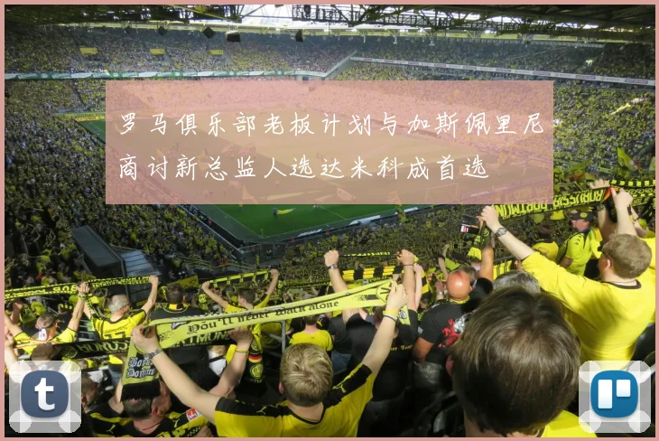 罗马俱乐部老板计划与加斯佩里尼商讨新总监人选达米科成首选
